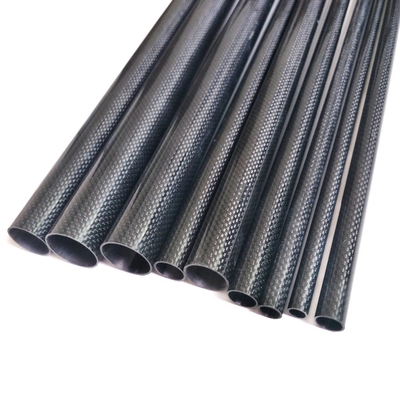 Custom 3k Twill Weave Mould Carbon Fibre Hexagonal Oval Octagonal Tube