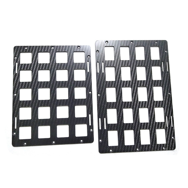 CNC Cutting FPV Drone Frame Machined Carbon Fiber Custom 3K Parts