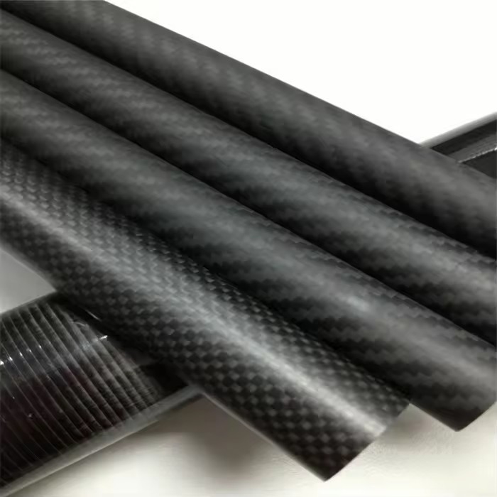3K Glossy 1mm 1.5mm 2mm 2.5mm Custom Carbon Fiber Tapered Tube High Strength OEM Carbon Tube Round rod 2 2.5 3 4 5 6 7mm